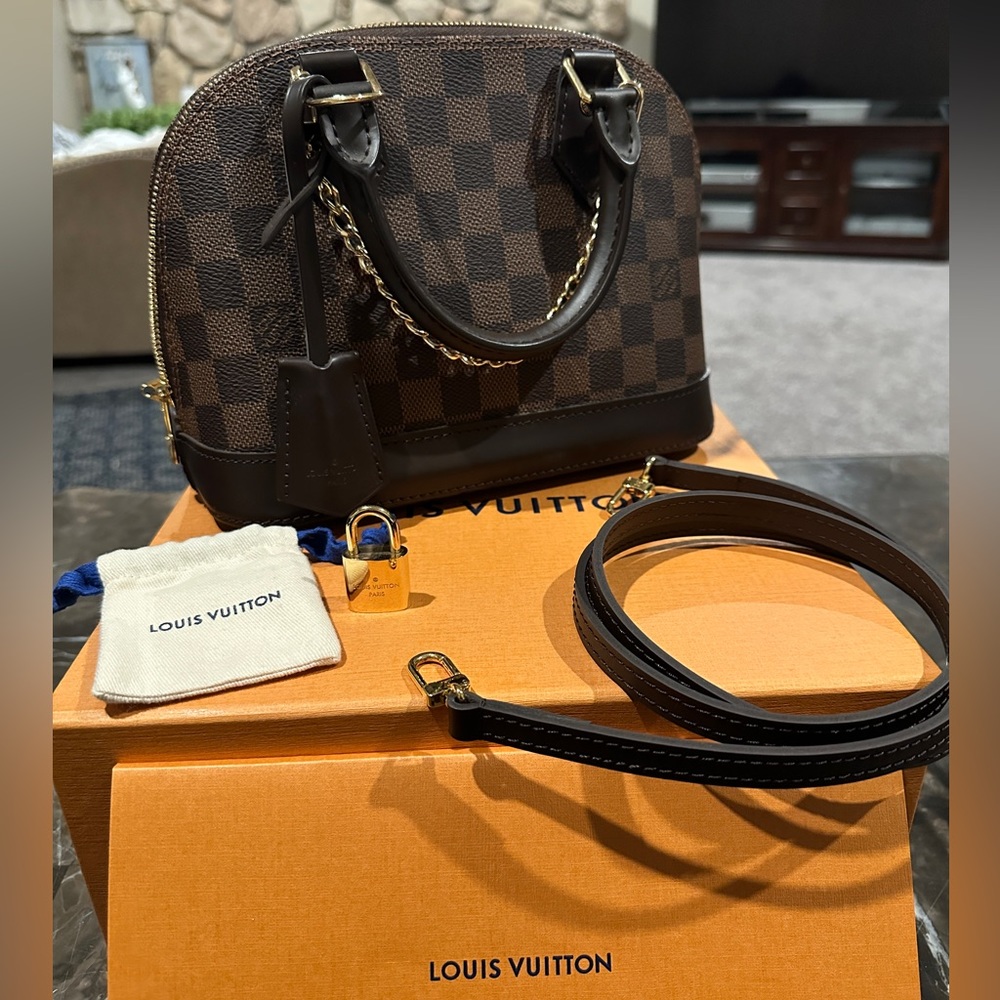*SOLD* LV Alma BB Damier Ebene